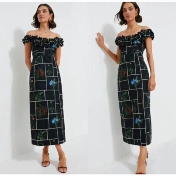 TUCKERNUCK black fresher buds Suze dress NWT Size 6 - Picture 5 of 13